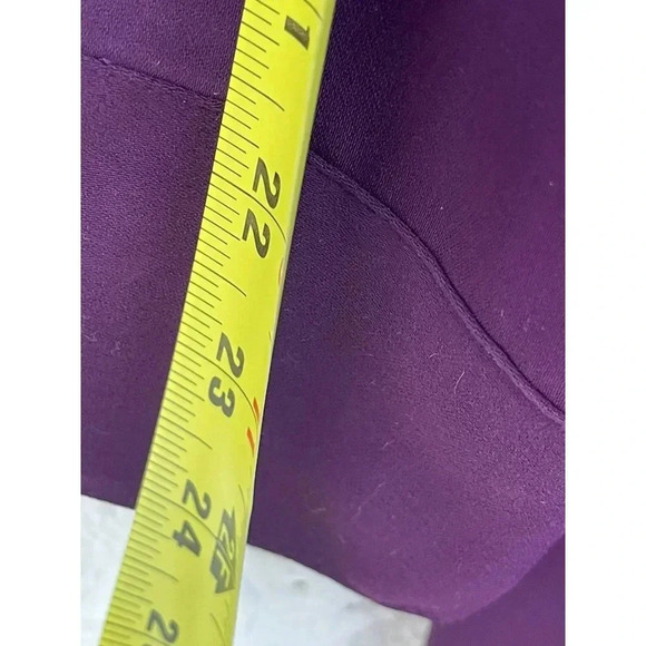 Calvin Klein Womens Pullover Collared Loose Half Button Up Dress Purple Sz M/L - Picture 5 of 13